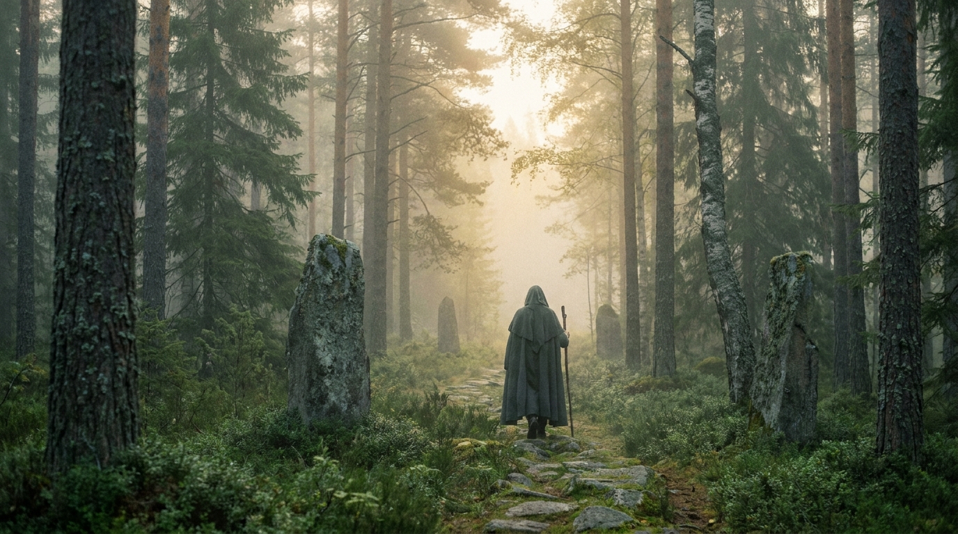 En pilgrim på vej mod lyset